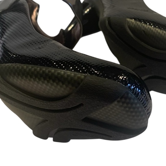 Asagi Mary Janes Comfy Patent Party Pumps Pewter Straps Keyhole-H2-3/4 Black 6.5 - Picture 10 of 12